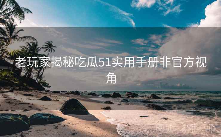 老玩家揭秘吃瓜51实用手册非官方视角
